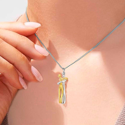 COLLAR PAREJA ABRAZO INFINITO